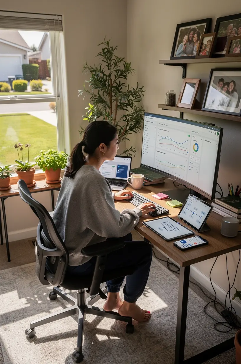 IoT devices enhancing daily operational workflows.